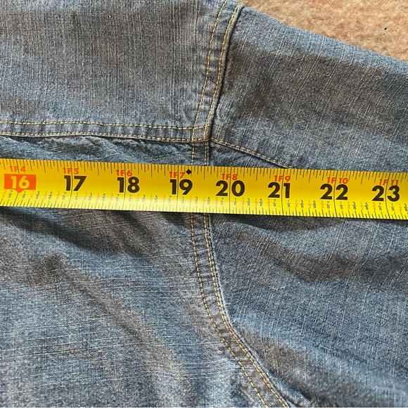 L.L. Bean Blue Casual Button Down Shirt - Picture 5 of 5